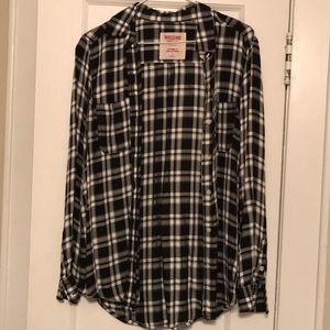 Black and white flannel